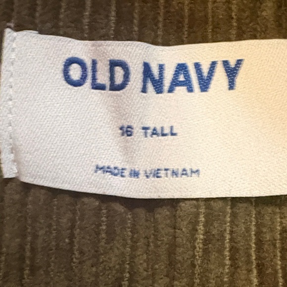 Old Navy Olive Corduroy Dungarees - Picture 4 of 4